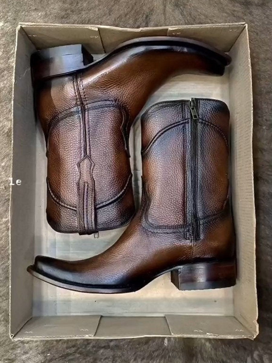 2024 Original Deerskin Cowboy Boots