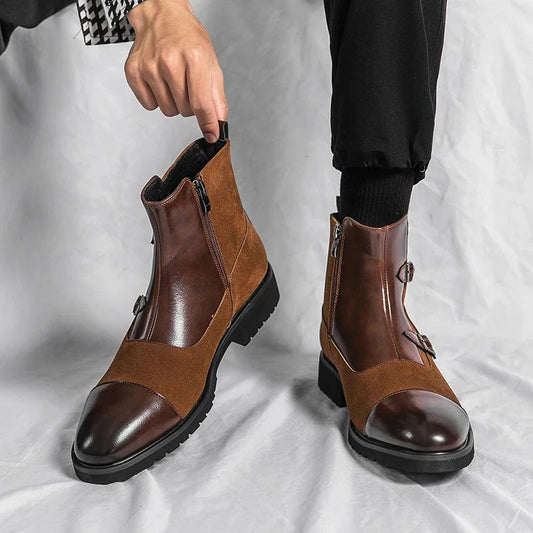 2024 Men's Handmade Leather Chelsea Boots