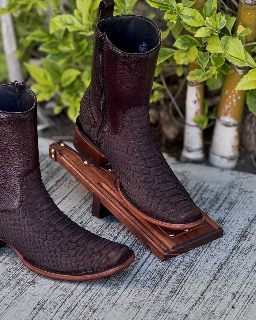 2024 Men's Crocodile Chelsea Boots