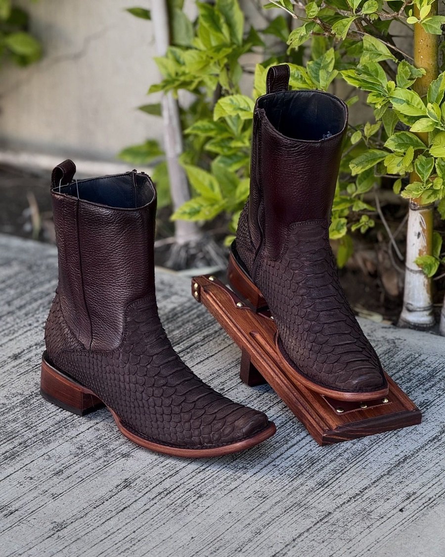 2024 Men's Crocodile Chelsea Boots